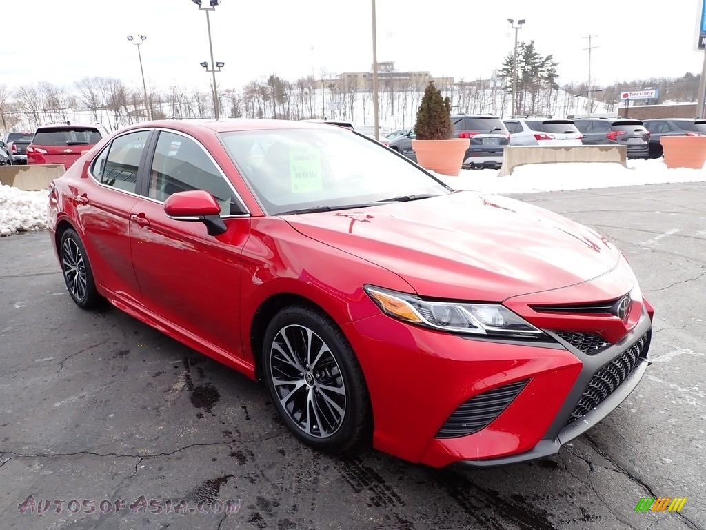2020 Camry SE AWD - Supersonic Red / Black photo #10