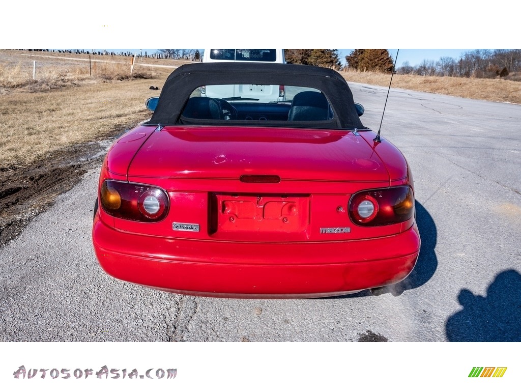 1990 MX-5 Miata Roadster - Classic Red / Black photo #5