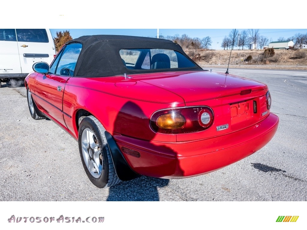 1990 MX-5 Miata Roadster - Classic Red / Black photo #6
