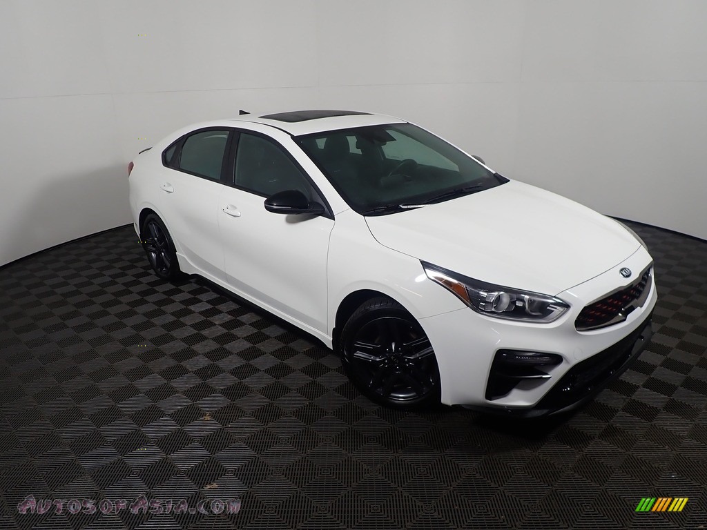 2021 Forte GT-Line - Clear White / Black photo #4