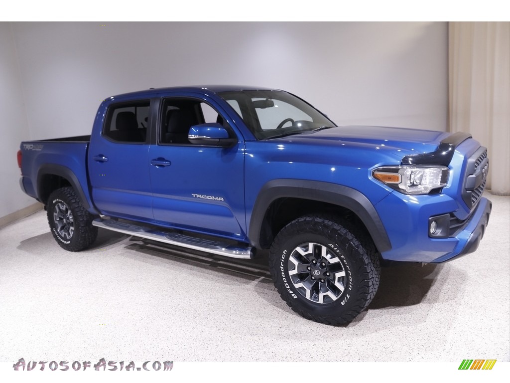 Blazing Blue Pearl / TRD Graphite Toyota Tacoma TRD Off Road Double Cab 4x4