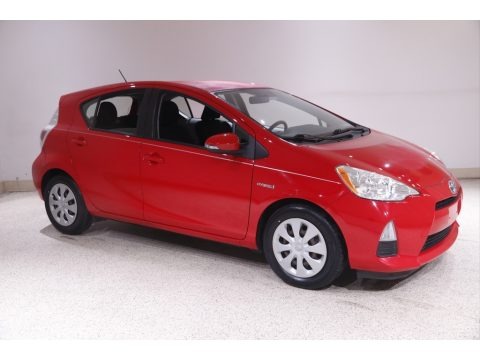 Absolutely Red 2013 Toyota Prius c Hybrid One