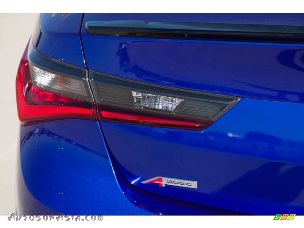 2020 ILX A-Spec - Apex Blue Pearl / Red photo #10