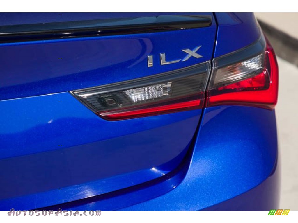 2020 ILX A-Spec - Apex Blue Pearl / Red photo #11