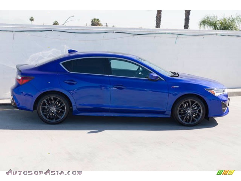 2020 ILX A-Spec - Apex Blue Pearl / Red photo #12