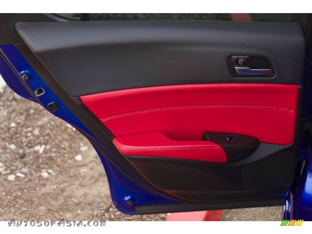 2020 ILX A-Spec - Apex Blue Pearl / Red photo #29