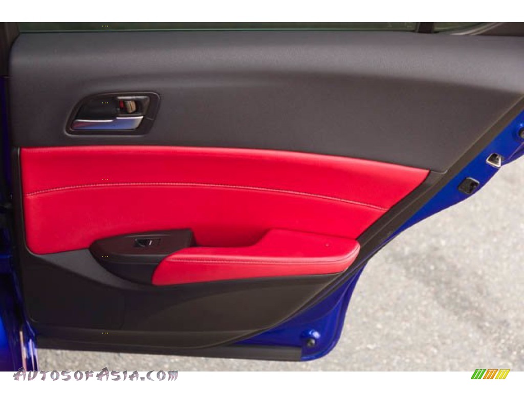 2020 ILX A-Spec - Apex Blue Pearl / Red photo #30