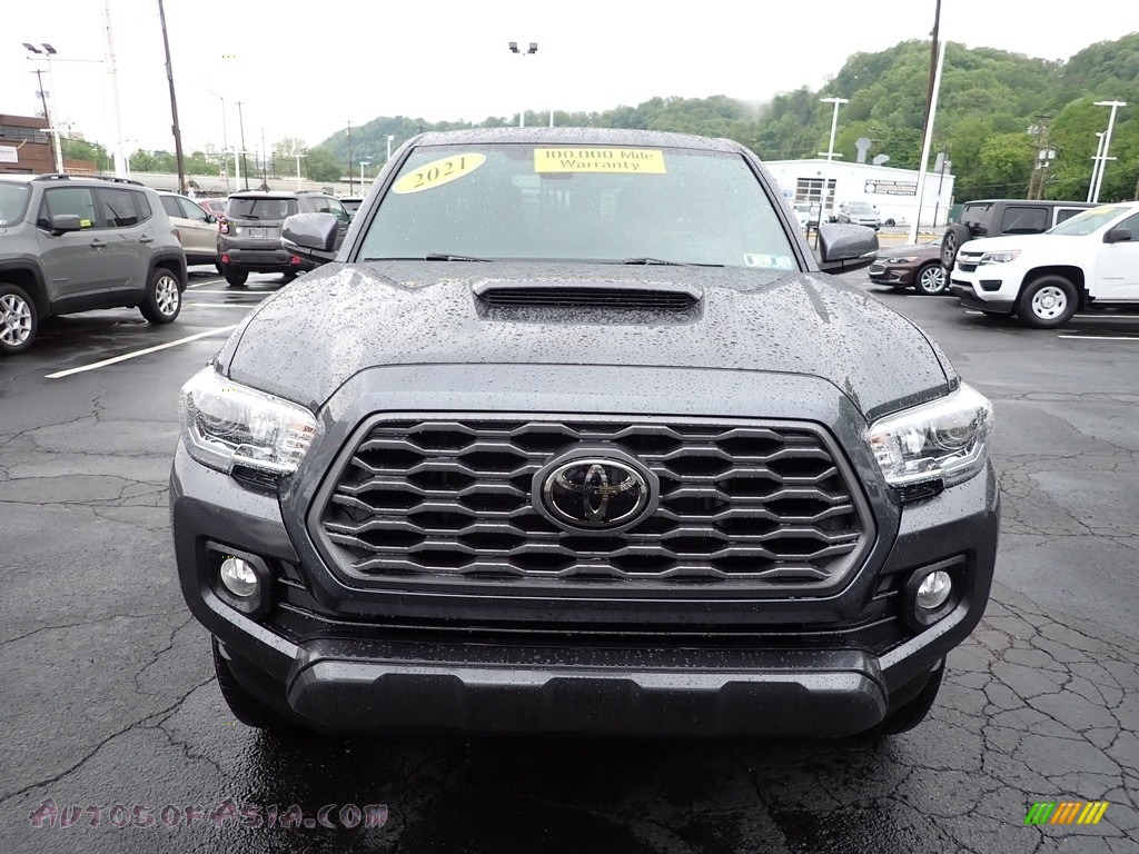2021 Tacoma TRD Sport Double Cab 4x4 - Magnetic Gray Metallic / TRD Cement/Black photo #3