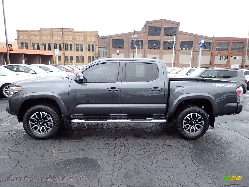 2021 Tacoma TRD Sport Double Cab 4x4 - Magnetic Gray Metallic / TRD Cement/Black photo #5