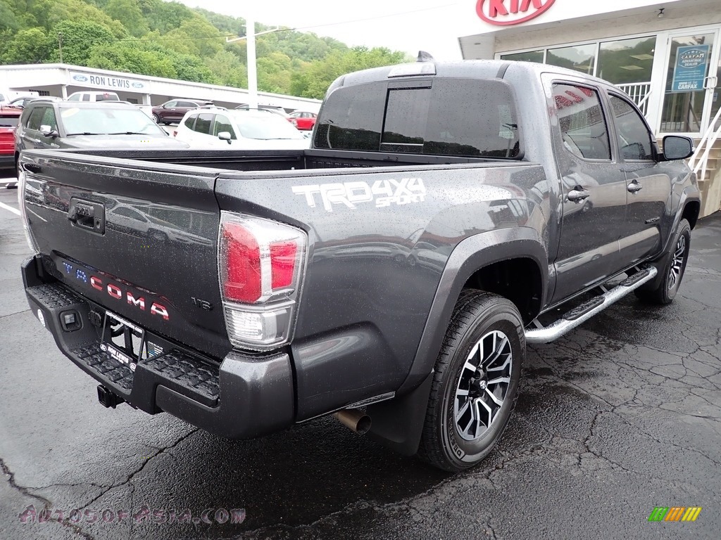 2021 Tacoma TRD Sport Double Cab 4x4 - Magnetic Gray Metallic / TRD Cement/Black photo #8