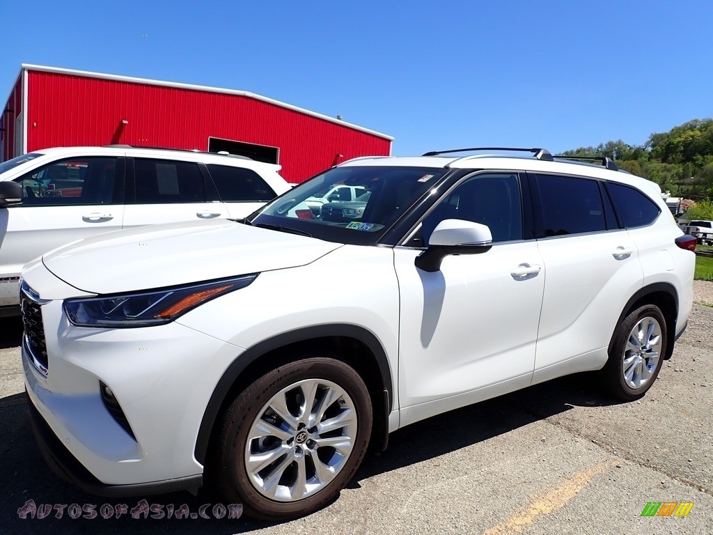 Wind Chill Pearl / Graphite Toyota Highlander Limited AWD