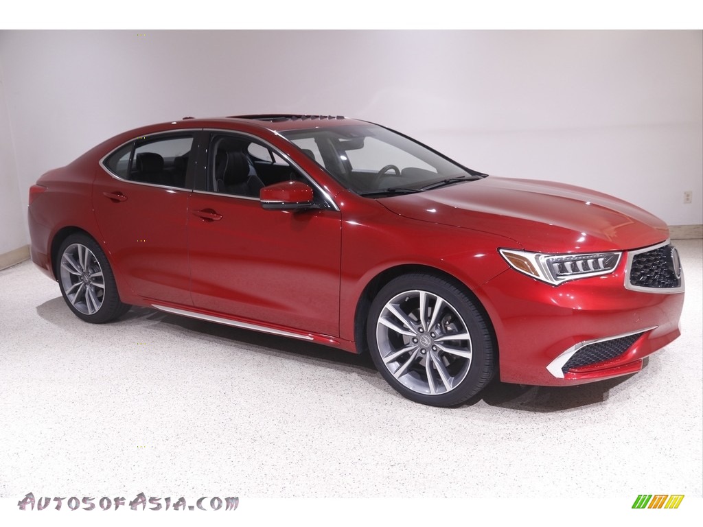 Performance Red Pearl / Ebony Acura TLX V6 Technology Sedan