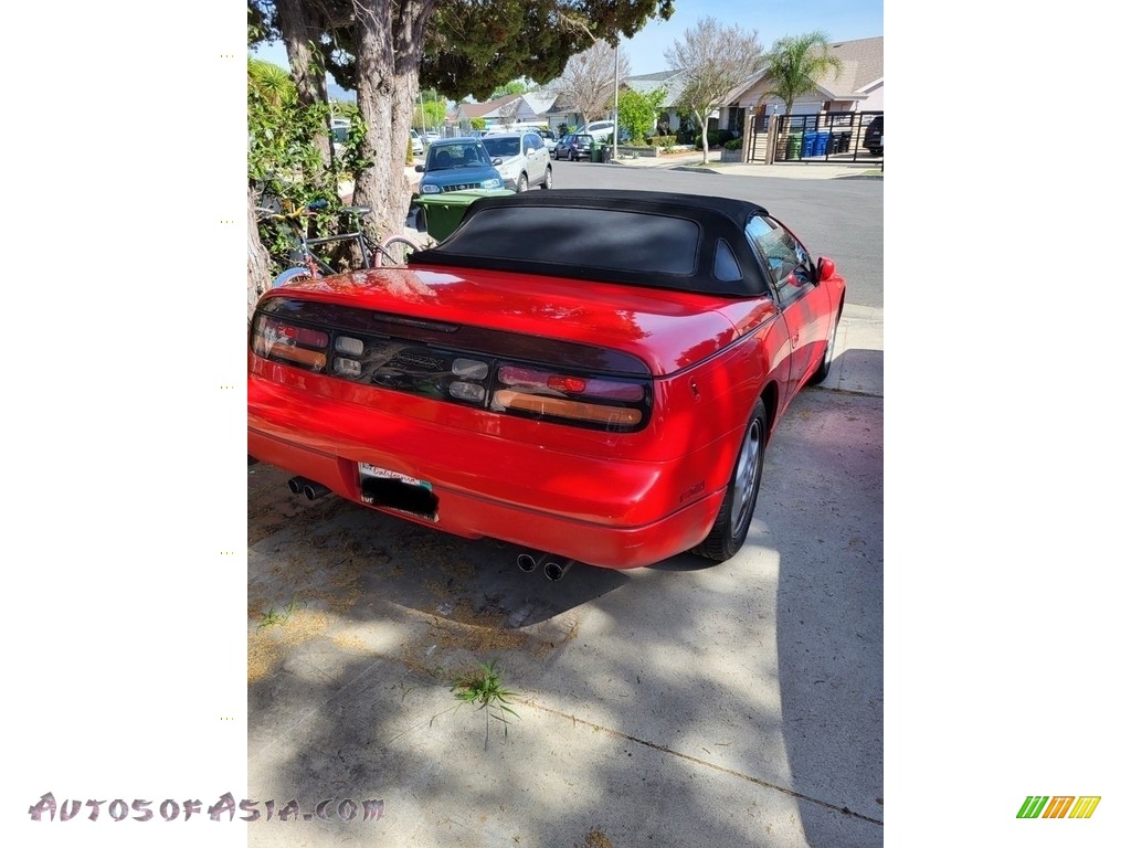 1993 300ZX Convertible - Scarlet Red / Black photo #6