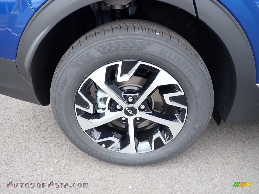 2023 Sportage EX AWD - Sapphire Blue / Black photo #9