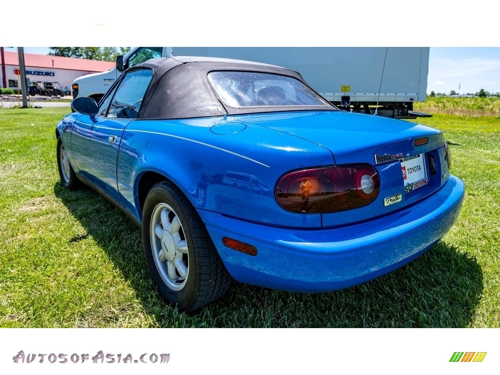 1991 MX-5 Miata Roadster - Mariner Blue / Gray photo #6