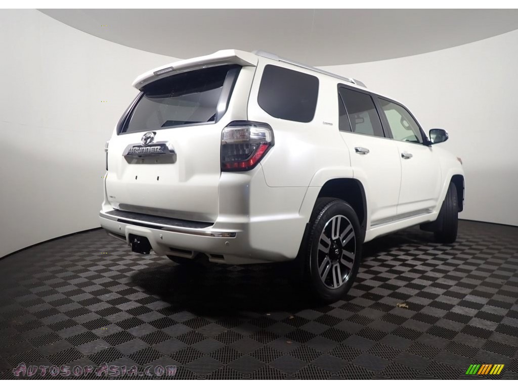 2018 4Runner Limited 4x4 - Blizzard White Pearl / Redwood photo #18