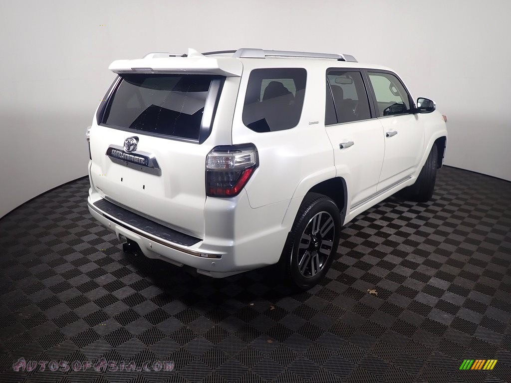 2018 4Runner Limited 4x4 - Blizzard White Pearl / Redwood photo #19