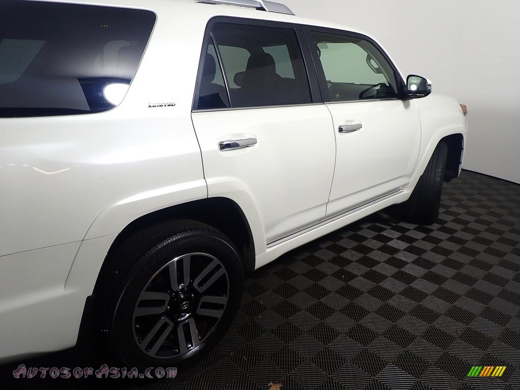 2018 4Runner Limited 4x4 - Blizzard White Pearl / Redwood photo #21