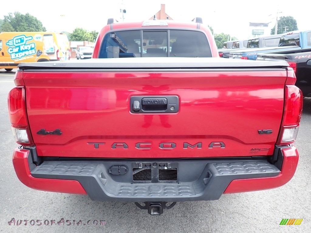 2020 Tacoma TRD Sport Double Cab 4x4 - Barcelona Red Metallic / TRD Cement/Black photo #4