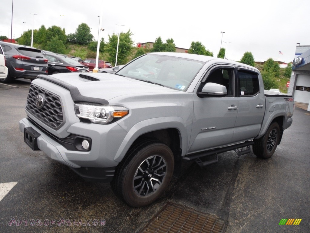 2020 Tacoma TRD Sport Double Cab 4x4 - Cement / TRD Cement/Black photo #7