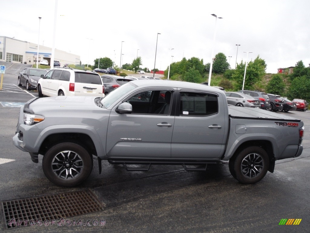 2020 Tacoma TRD Sport Double Cab 4x4 - Cement / TRD Cement/Black photo #8