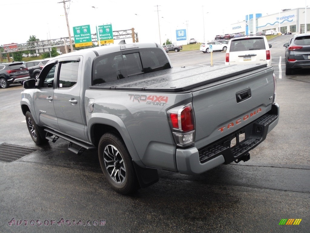 2020 Tacoma TRD Sport Double Cab 4x4 - Cement / TRD Cement/Black photo #9