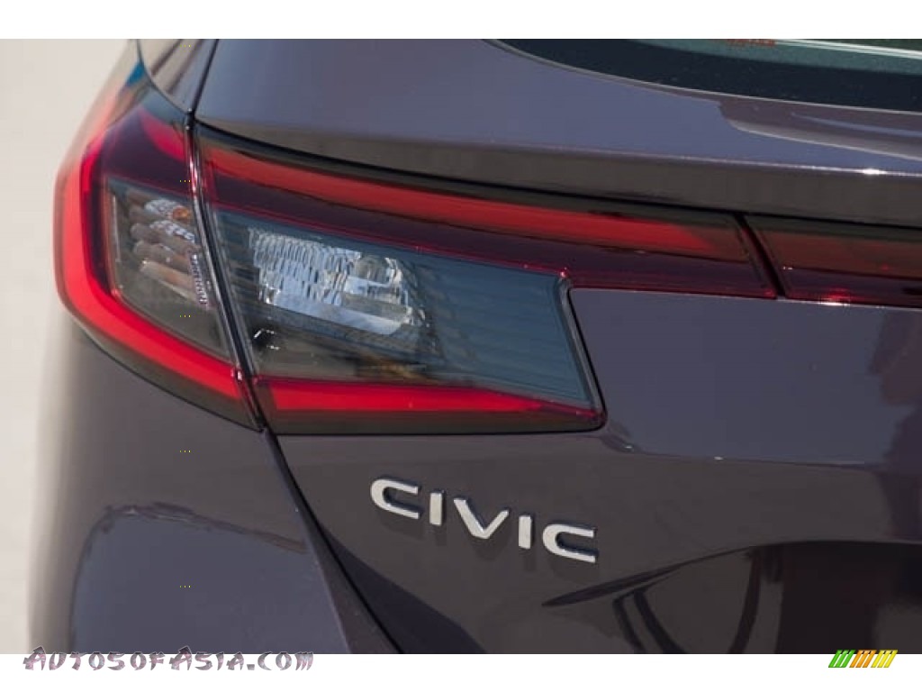 2022 Civic EX-L Hatchback - Smokey Mauve Pearl / Black photo #6