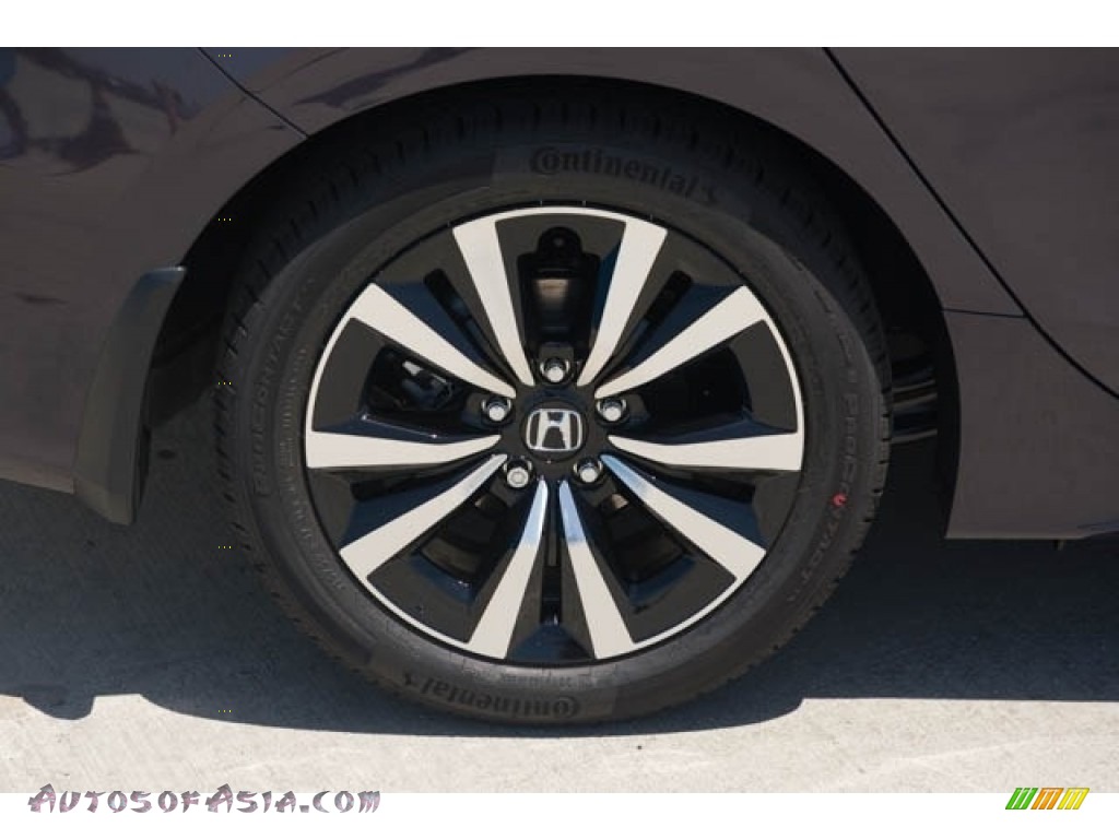 2022 Civic EX-L Hatchback - Smokey Mauve Pearl / Black photo #10