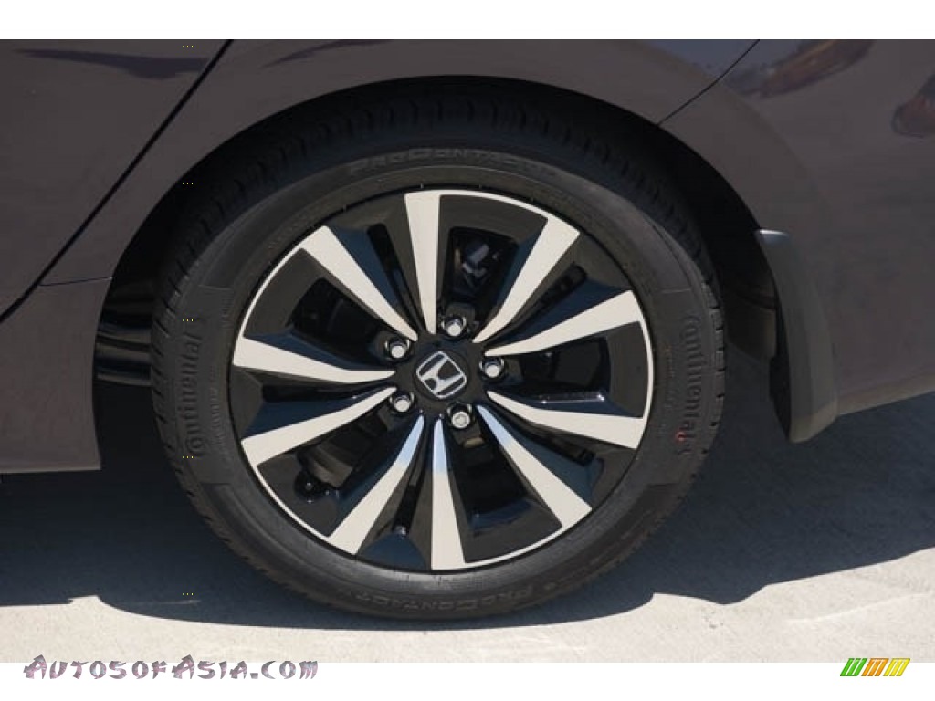 2022 Civic EX-L Hatchback - Smokey Mauve Pearl / Black photo #12