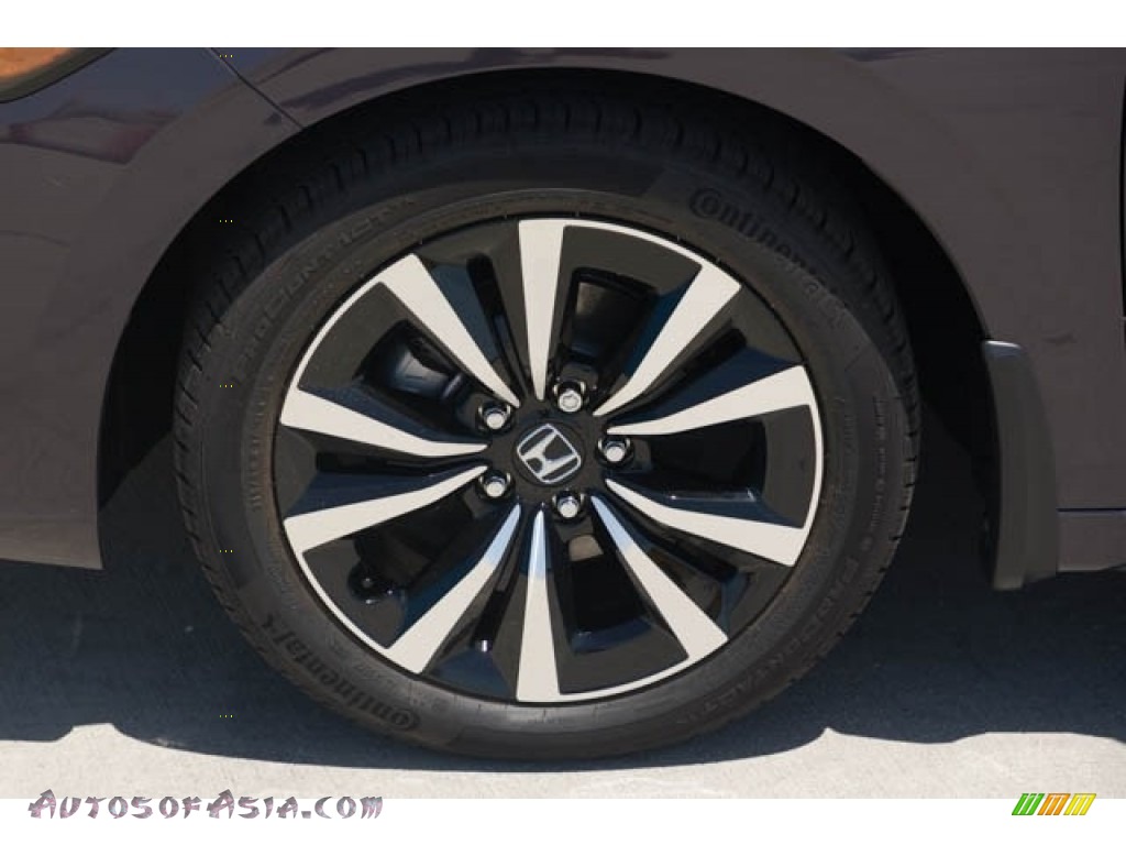 2022 Civic EX-L Hatchback - Smokey Mauve Pearl / Black photo #13