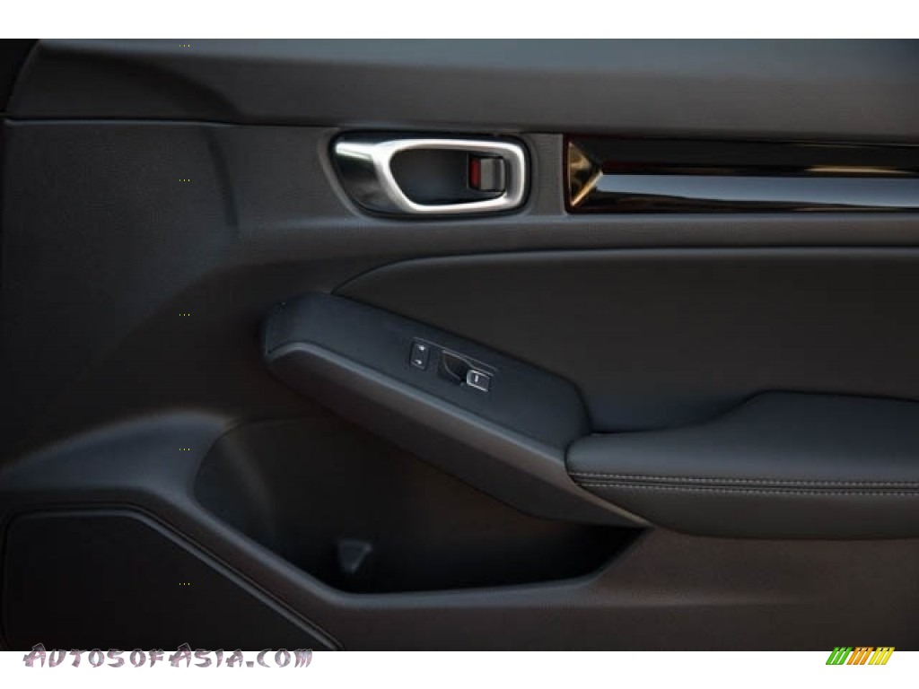 2022 Civic EX-L Hatchback - Smokey Mauve Pearl / Black photo #37