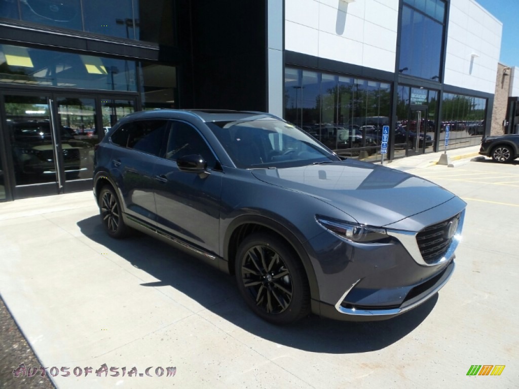Polymetal Gray Metallic / Red Mazda CX-9 Carbon Edition AWD