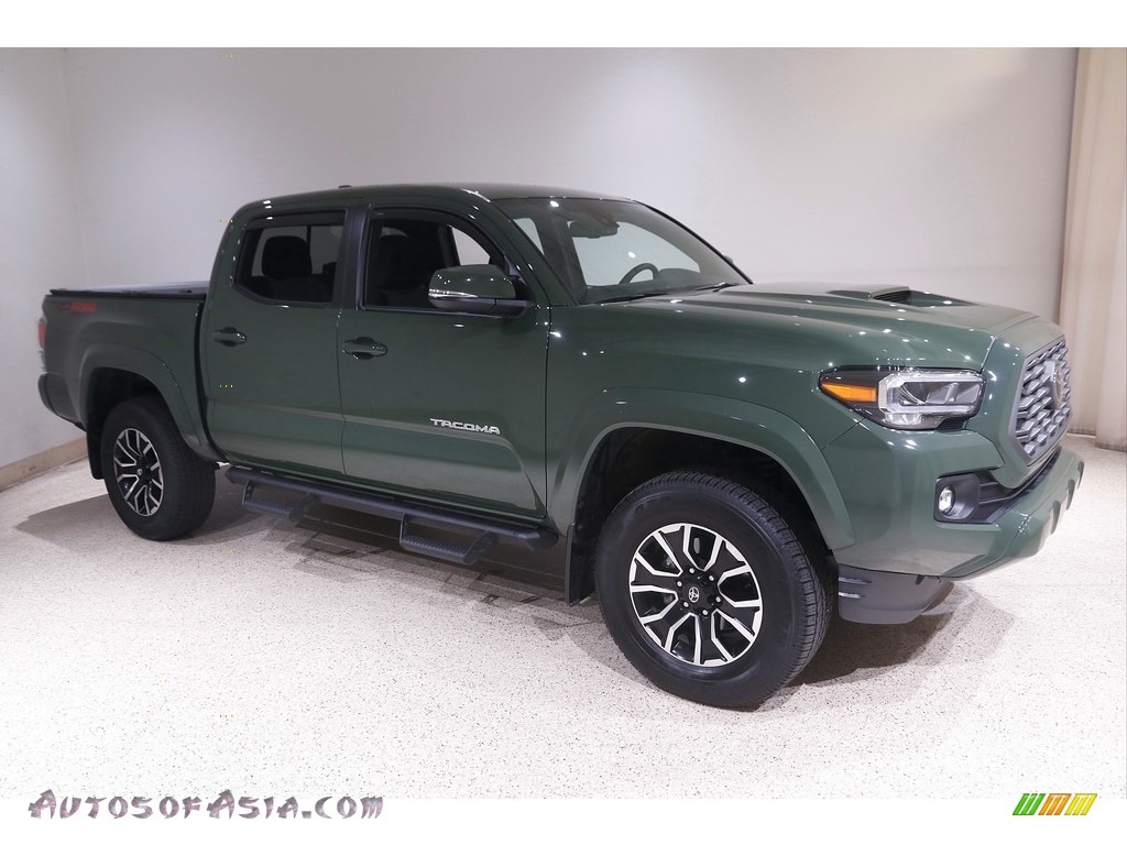 2022 Tacoma SR5 Double Cab 4x4 - Army Green / Cement/Black photo #1