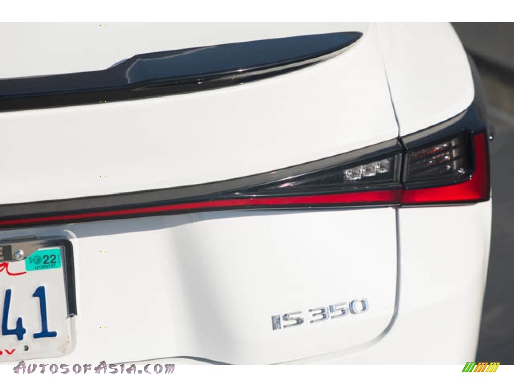2021 IS 350 F Sport - Ultra White / Rioja Red photo #13