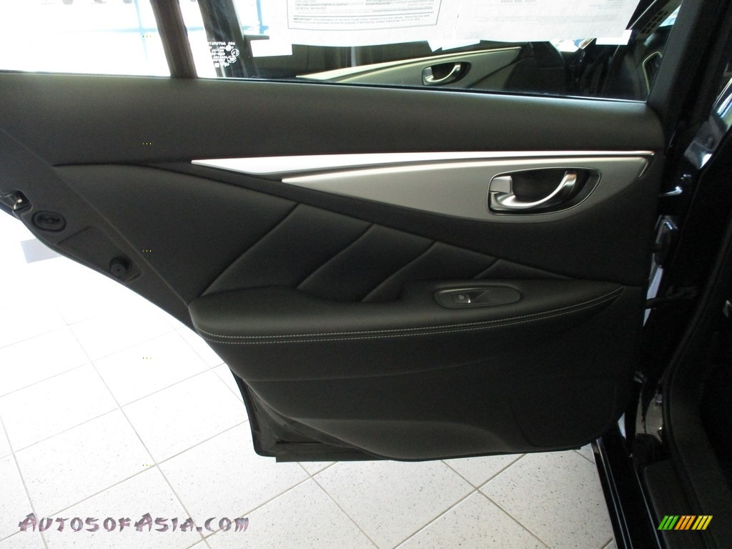2020 Q50 3.0t Luxe AWD - Black Obsidian / Graphite photo #24