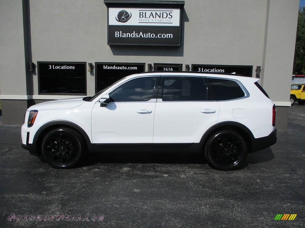 Snow White Pearl / Black Kia Telluride EX AWD