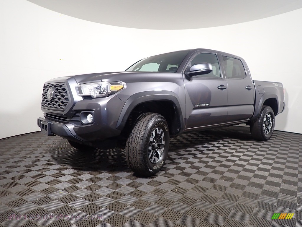 2020 Tacoma TRD Off Road Double Cab 4x4 - Magnetic Gray Metallic / TRD Cement/Black photo #7