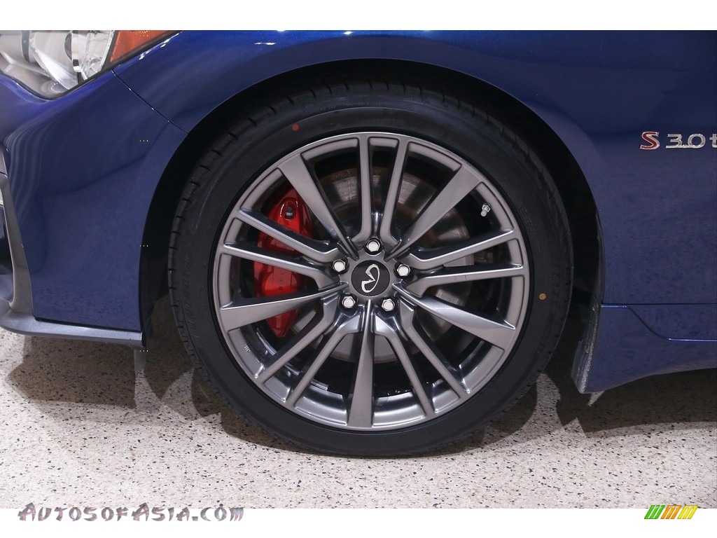 2020 Q50 3.0t Red Sport 400 AWD - Iridium Blue / Graphite photo #21