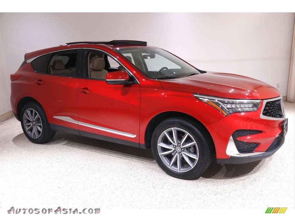 Performance Red Pearl / Parchment Acura RDX Technology AWD