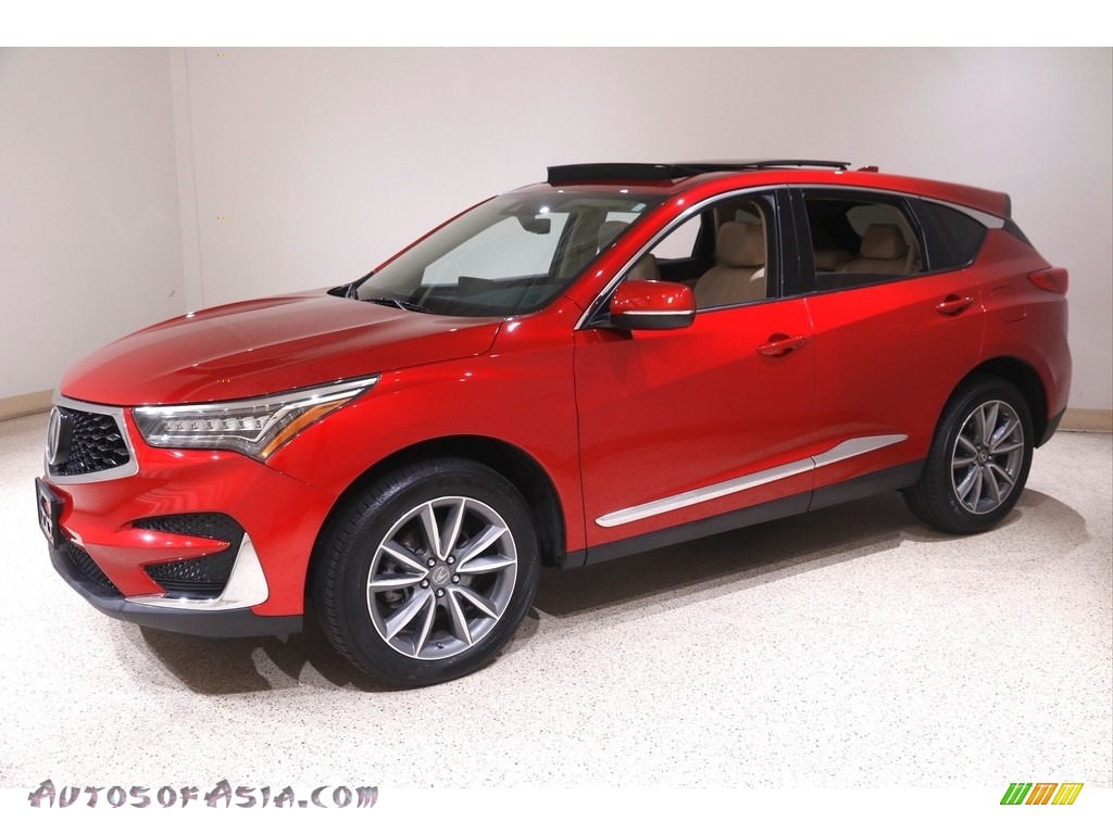 2019 RDX Technology AWD - Performance Red Pearl / Parchment photo #3