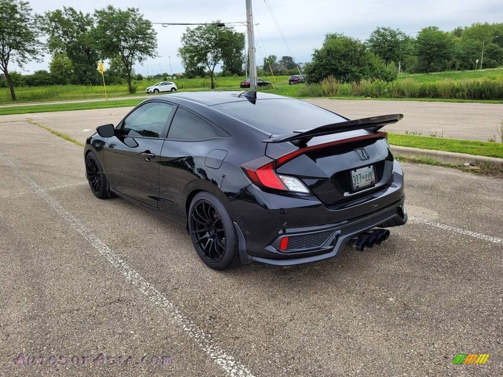 2017 Civic Si Coupe - Crystal Black Pearl / Black photo #7
