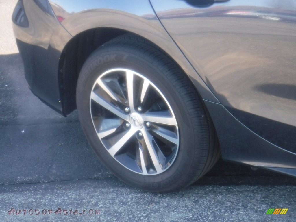 2022 Civic LX Hatchback - Meteorite Gray Metallic / Black photo #3