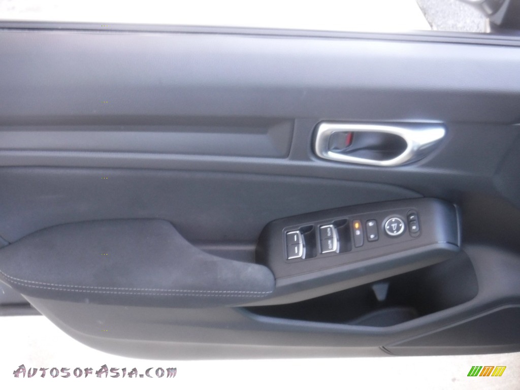 2022 Civic LX Hatchback - Meteorite Gray Metallic / Black photo #11