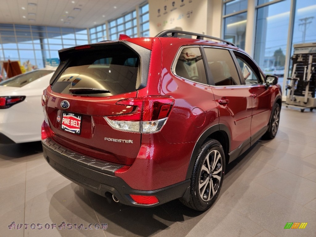 2022 Forester Limited - Crimson Red Pearl / Gray photo #6