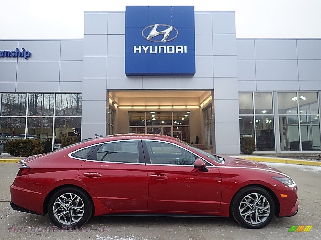 Ultimate Red / Medium Gray Hyundai Sonata SEL