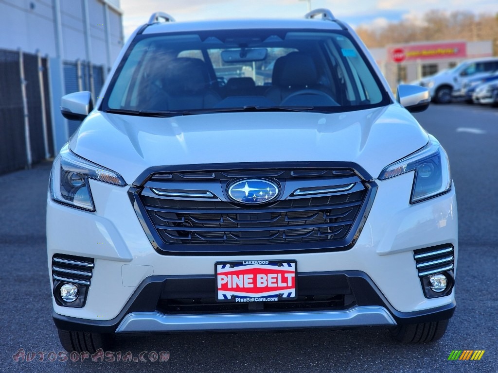 2023 Forester Touring - Crystal White Pearl / Black photo #2