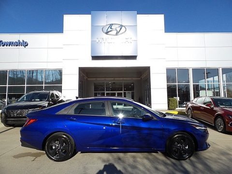 Intense Blue 2023 Hyundai Elantra SEL