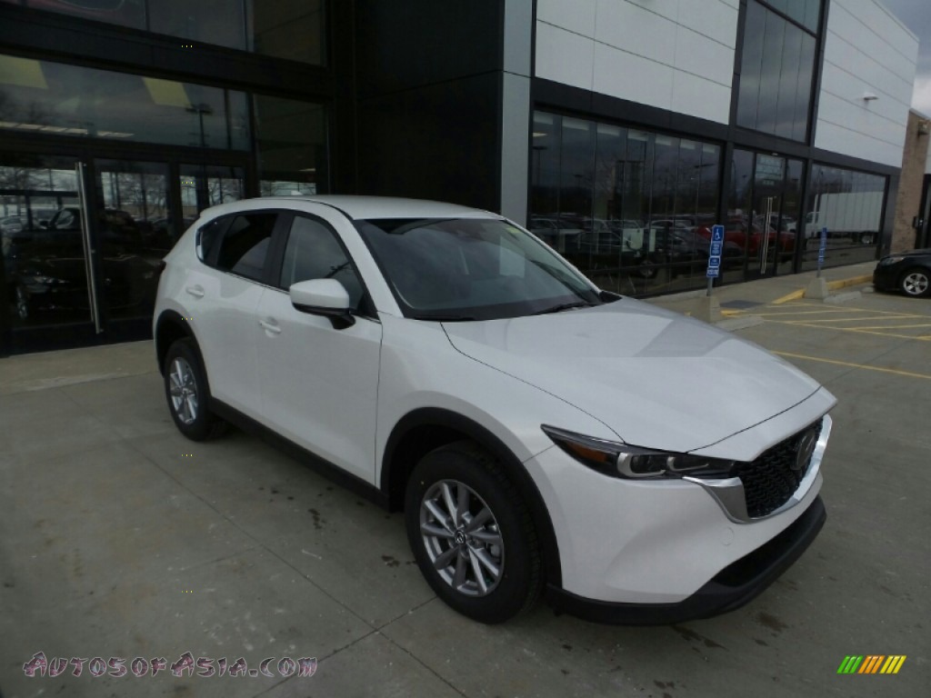Rhodium White Metallic / Black Mazda CX-5 S Select AWD