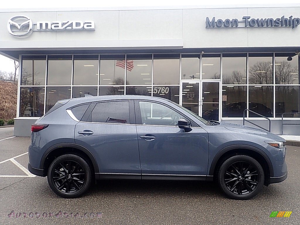 2023 CX-5 S Carbon Edition AWD - Polymetal Gray / Red photo #1