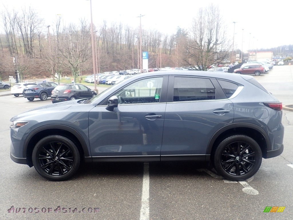 2023 CX-5 S Carbon Edition AWD - Polymetal Gray / Red photo #6